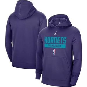 NWT men's large nike Jordan Charlotte Hornets NBA Player Issued spotlight Hoodie
